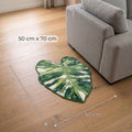 Alfombra hoja de Monstera